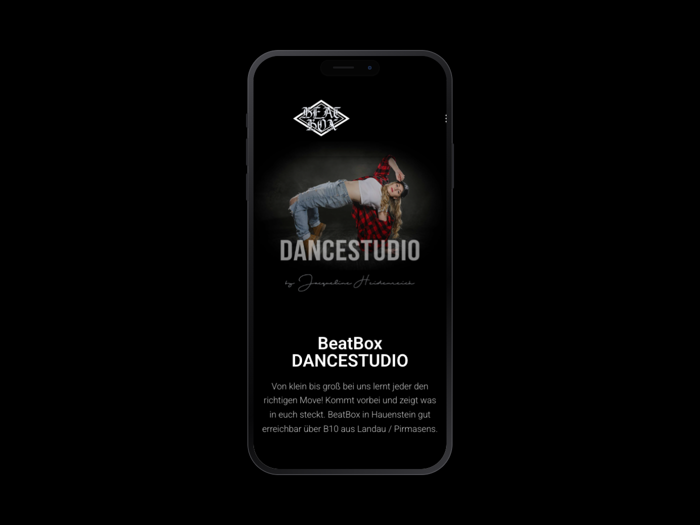 Beatbox Dance Studio – Webdesign-Referenz von webstudiopfalz
