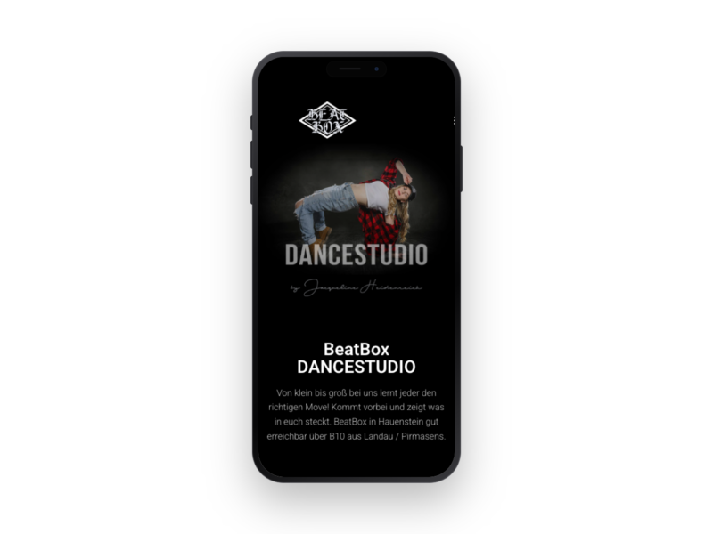 Beatbox Dance Studio – Webdesign-Referenz von webstudiopfalz