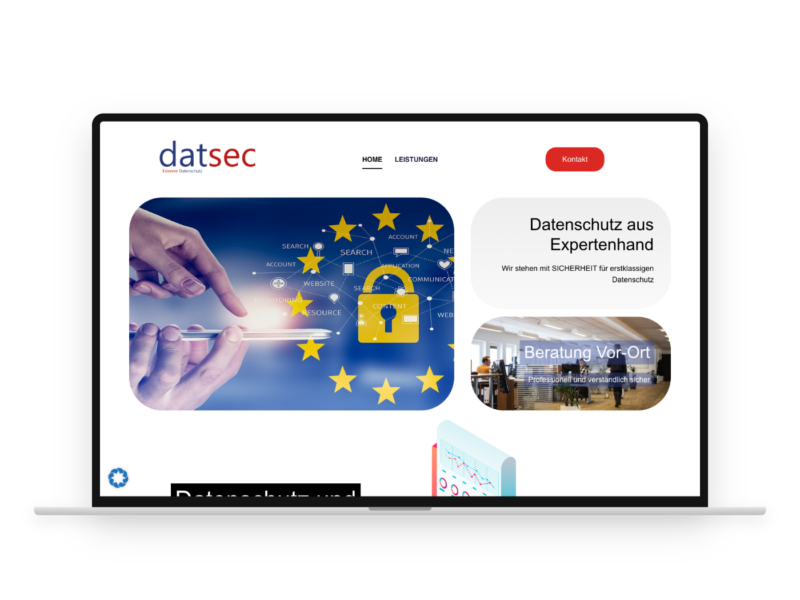 Datsec – Webdesign-Referenz von webstudiopfalz