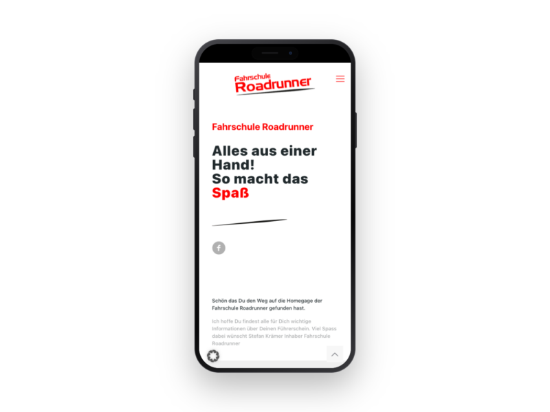 Fahrschule Roadrunner – Webdesign-Referenz von webstudiopfalz