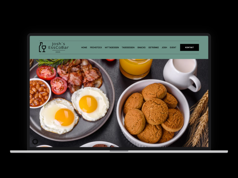 Joshs Esscobar – Webdesign-Referenz von webstudiopfalz