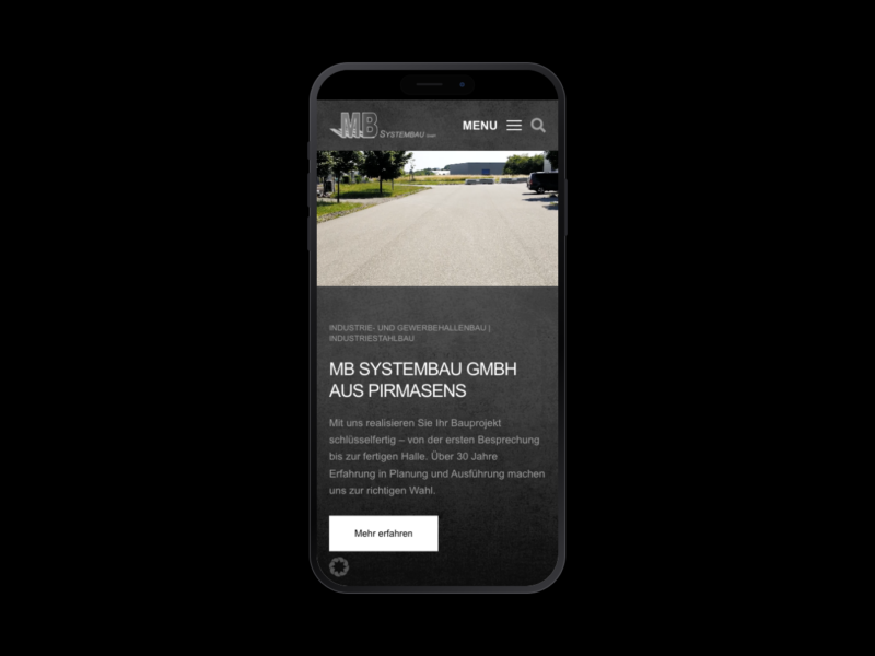 MB Systembau – Webdesign-Referenz von webstudiopfalz