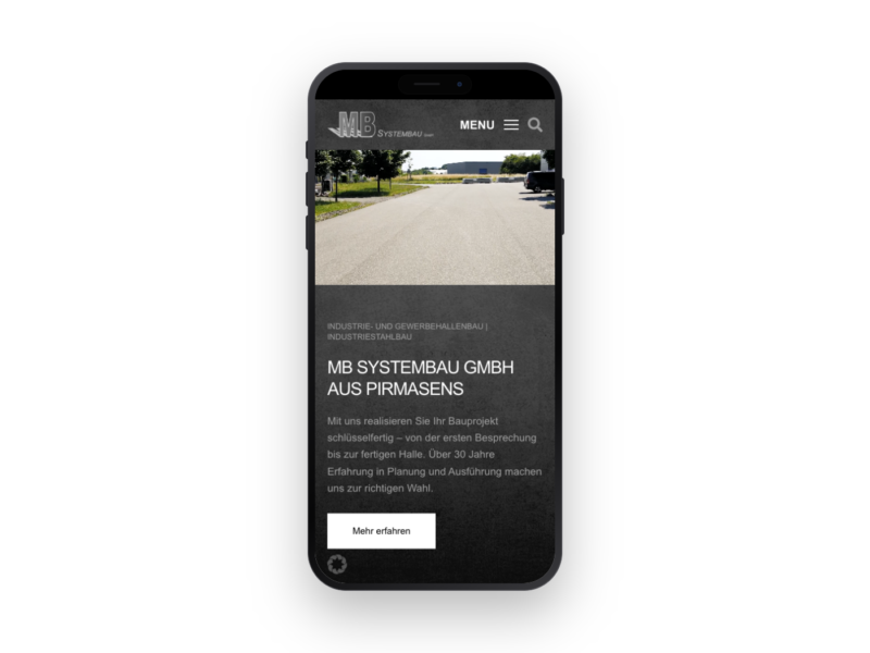 MB Systembau – Webdesign-Referenz von webstudiopfalz