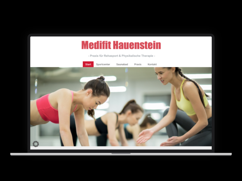 Medifit Hauenstein – Webdesign-Referenz von webstudiopfalz