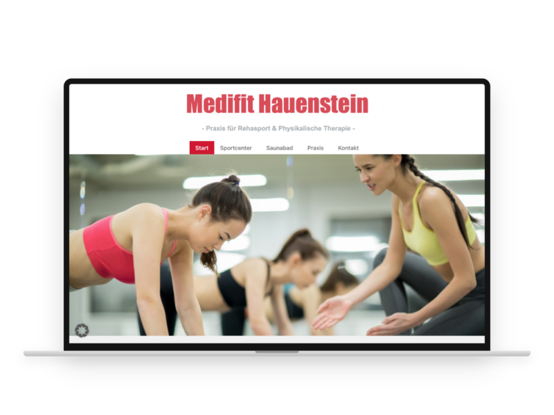 Medifit Hauenstein – Webdesign-Referenz von webstudiopfalz