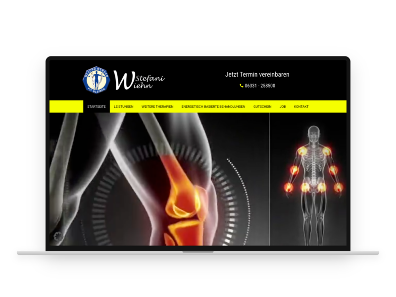 Physio Naturheilkunde Rodalben – Webdesign-Referenz von webstudiopfalz