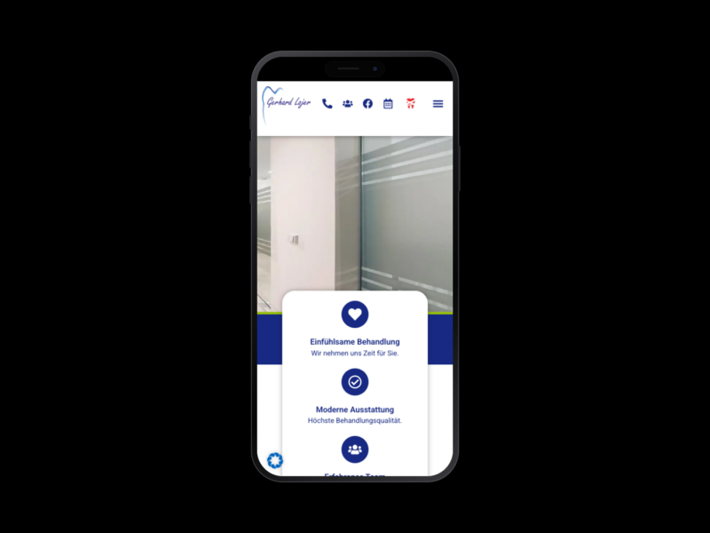 Zahnarzt Medicenter – Webdesign-Referenz von webstudiopfalz