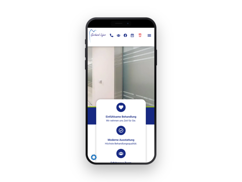 Zahnarzt Medicenter – Webdesign-Referenz von webstudiopfalz