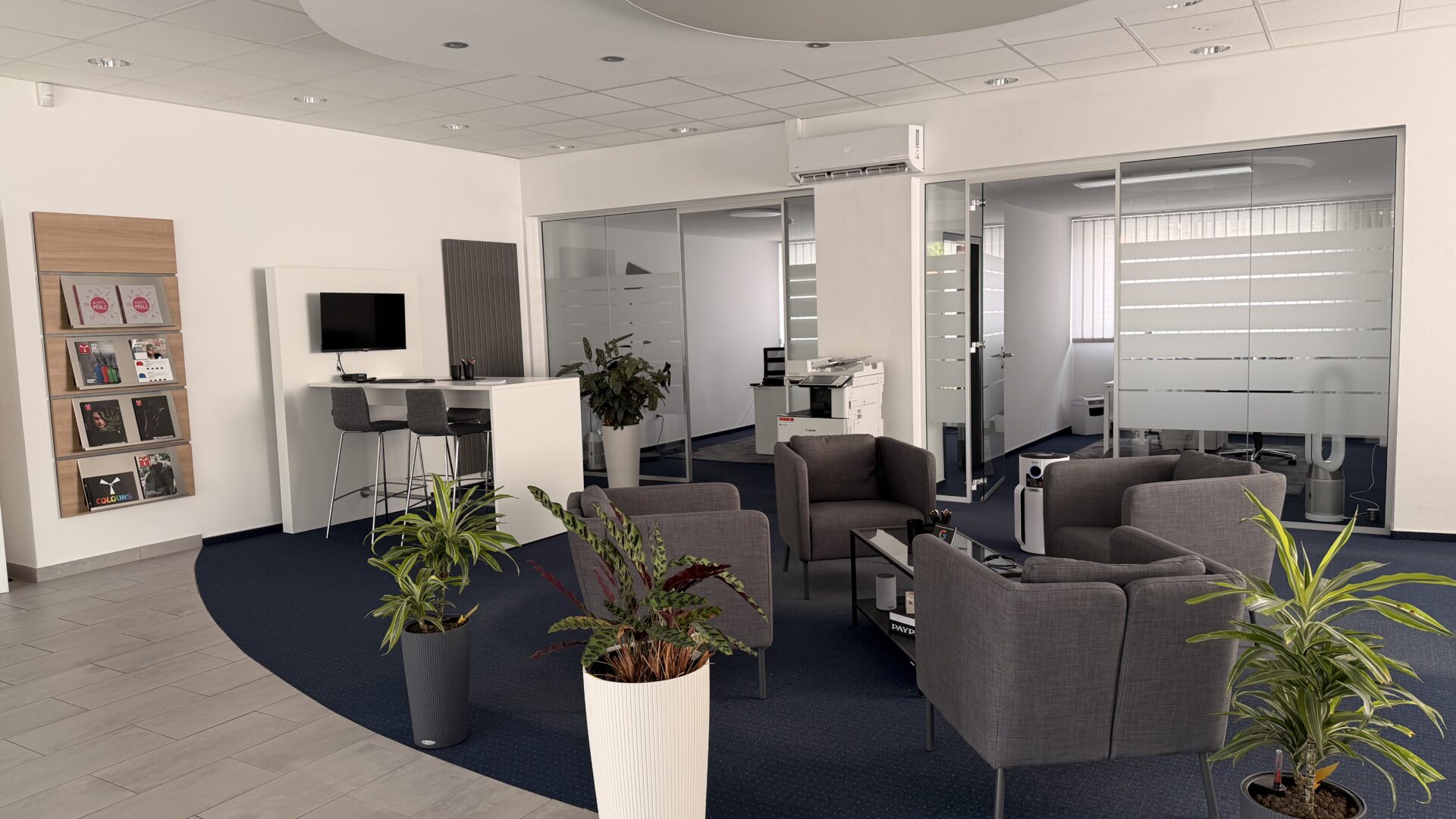 Einblick in die Werbeagentur